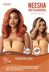 Outre Outre Lace Front Wig - Neesha Soft & Natural - Neesha 202 (DRFF BLACK CHERRY)