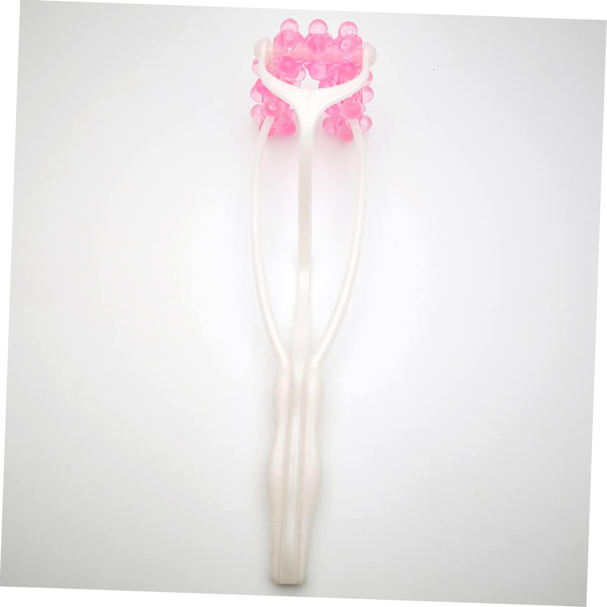 FRCOLOR FRCOLOR 3pcs 2 1 3D face Roller Beauty face Slimmer Girls Chin Remover Lifting up Tightening Roller Massage Roller Face Massager for Slimming Chin Massage Wheel Three Generations Compact