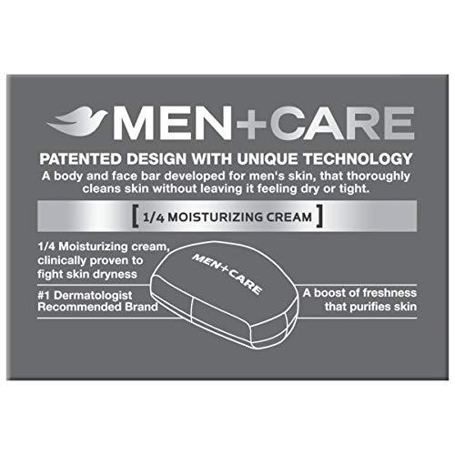 DOVE MEN + CARE Dove Men+Care Elements Body and Face Bar Charcoal + Clay 4 oz, 4 Bar