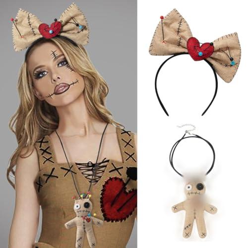 JSGHGDF JSGHGDF Masquerades Costume Bows Headband Necklace Adult Theme Party Subcultures Hairhoo