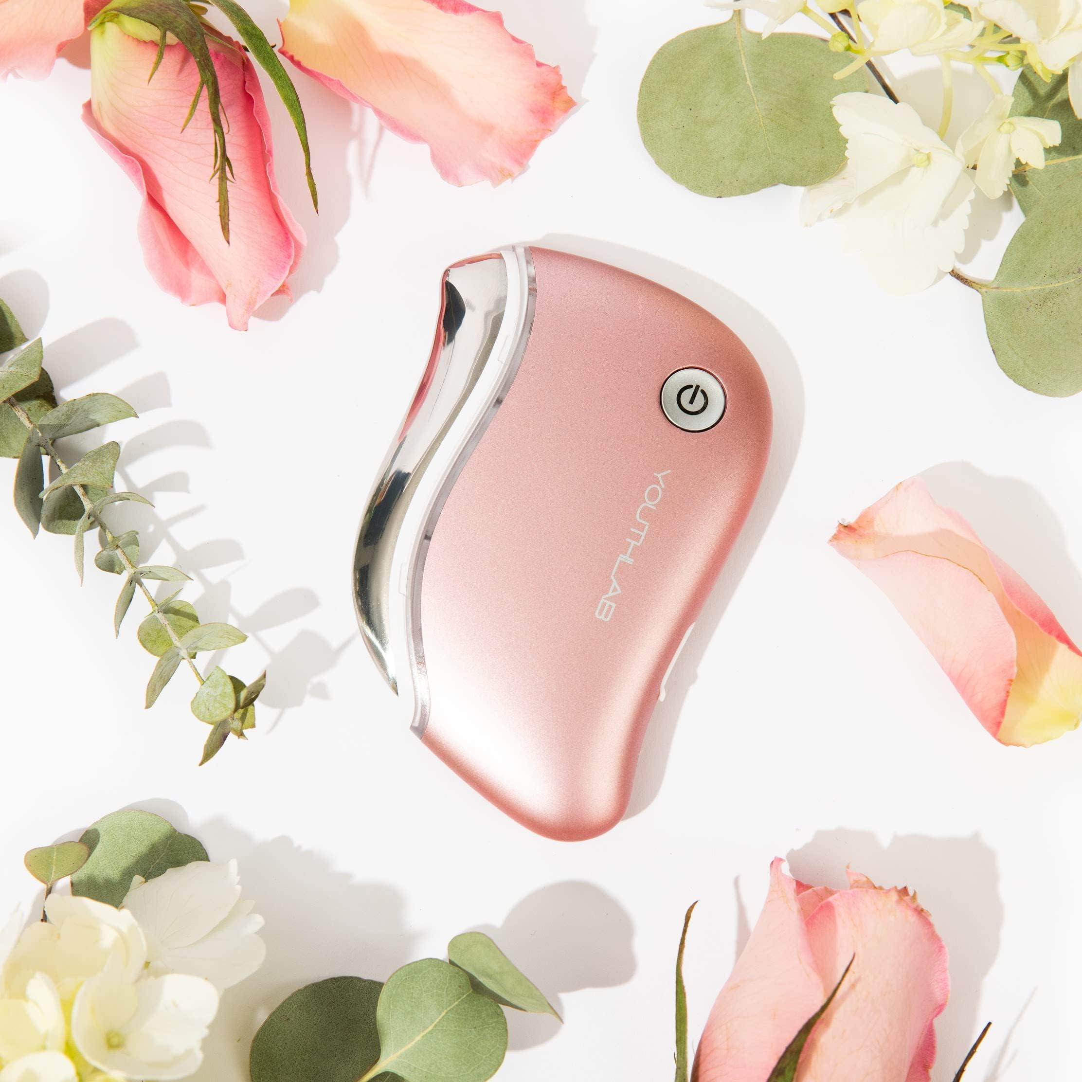 YOUTH LAB YouthLab ProSculpt Gua Sha, Ultimate Facial Scraping/Sculpting/Tightening Tool, Heat/Electric Vibration, Anti-Aging/Wrinkles, Eye/Face Puffiness, Tension Relief, Acupressure, Face Lift, Double Chin