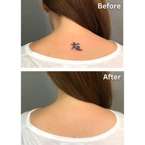 Dermaflage Dermaflage Tattoo Cover Up Makeup (Tan) - Bruise Full Coverage Concealer - Full Coverage Waterproof Concealer for Bruise, Scars & Acne - Smudge Proof Body Makeup Palette with 3 Pro SFX Shades + Brush