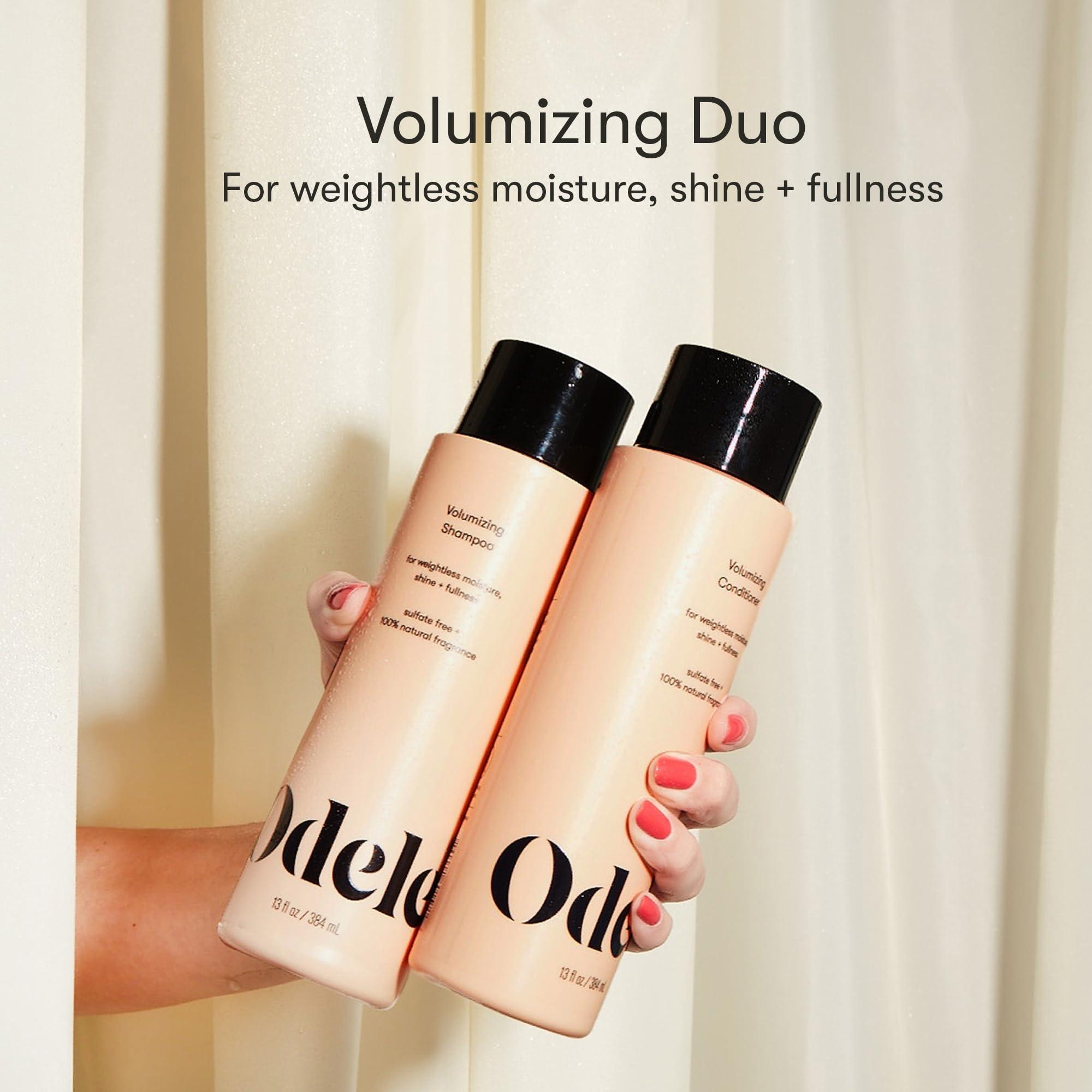 Odele Odele Volumizing Sulfate-Free Shampoo & Conditioner Set, Adds Moisture, Shine, and Fullness for Straight or Wavy Hair Types, 13 Fl Oz Each (2-Pack)