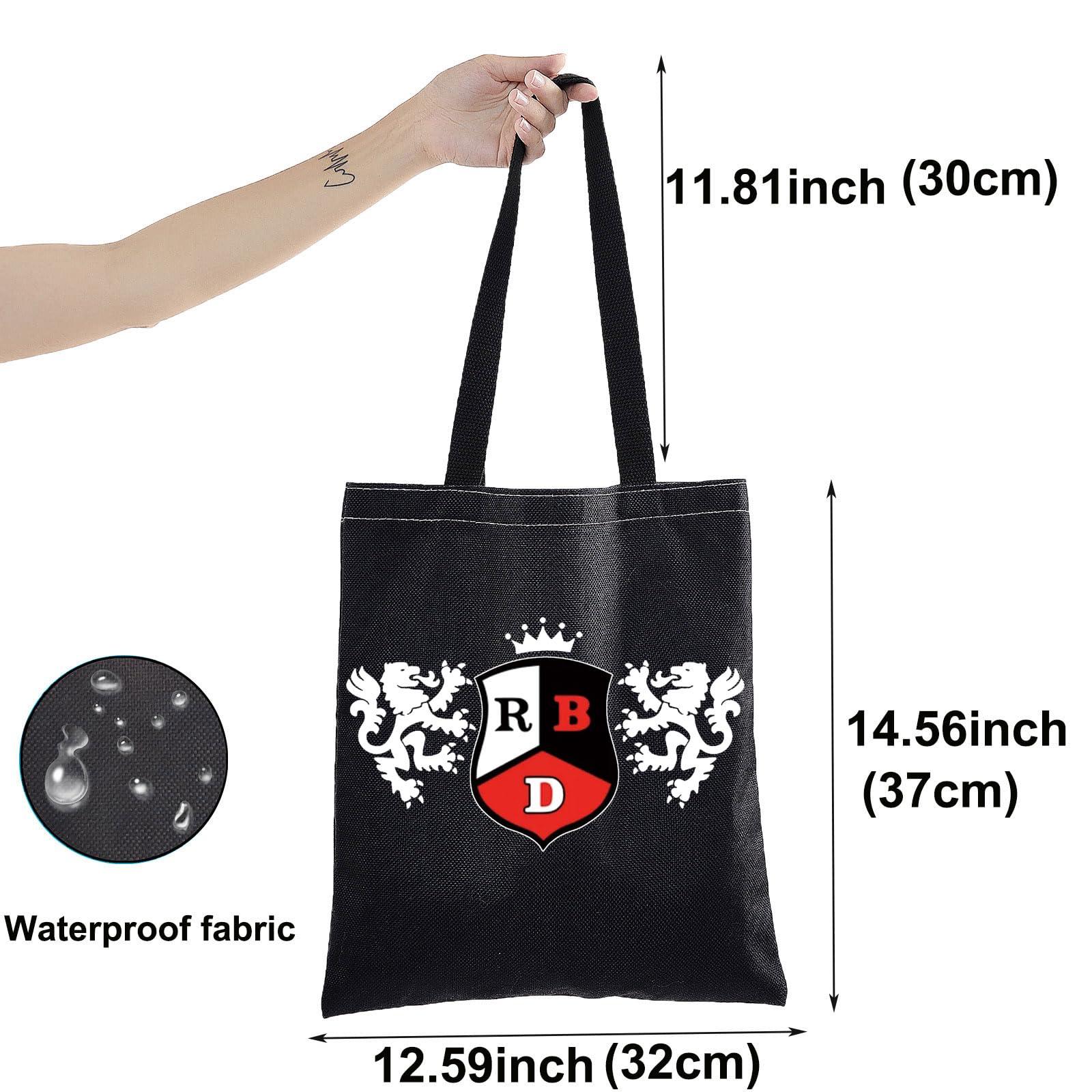 BWWKTOP BWWKTOP Latin Music Cosmetic Makeup Bag Mexico Band Fans Gifts RBD Makeup Zipper Pouch Bag Singer Merchandise (RBD TG BL)