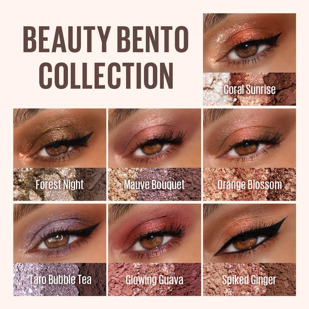 Kaja KAJA Beauty Bento Collection | Glitter + Shimmer + Matte | 20 Taro Bubble Tea - Mute Lavender | 2019 Best of Beauty Award in Glitter