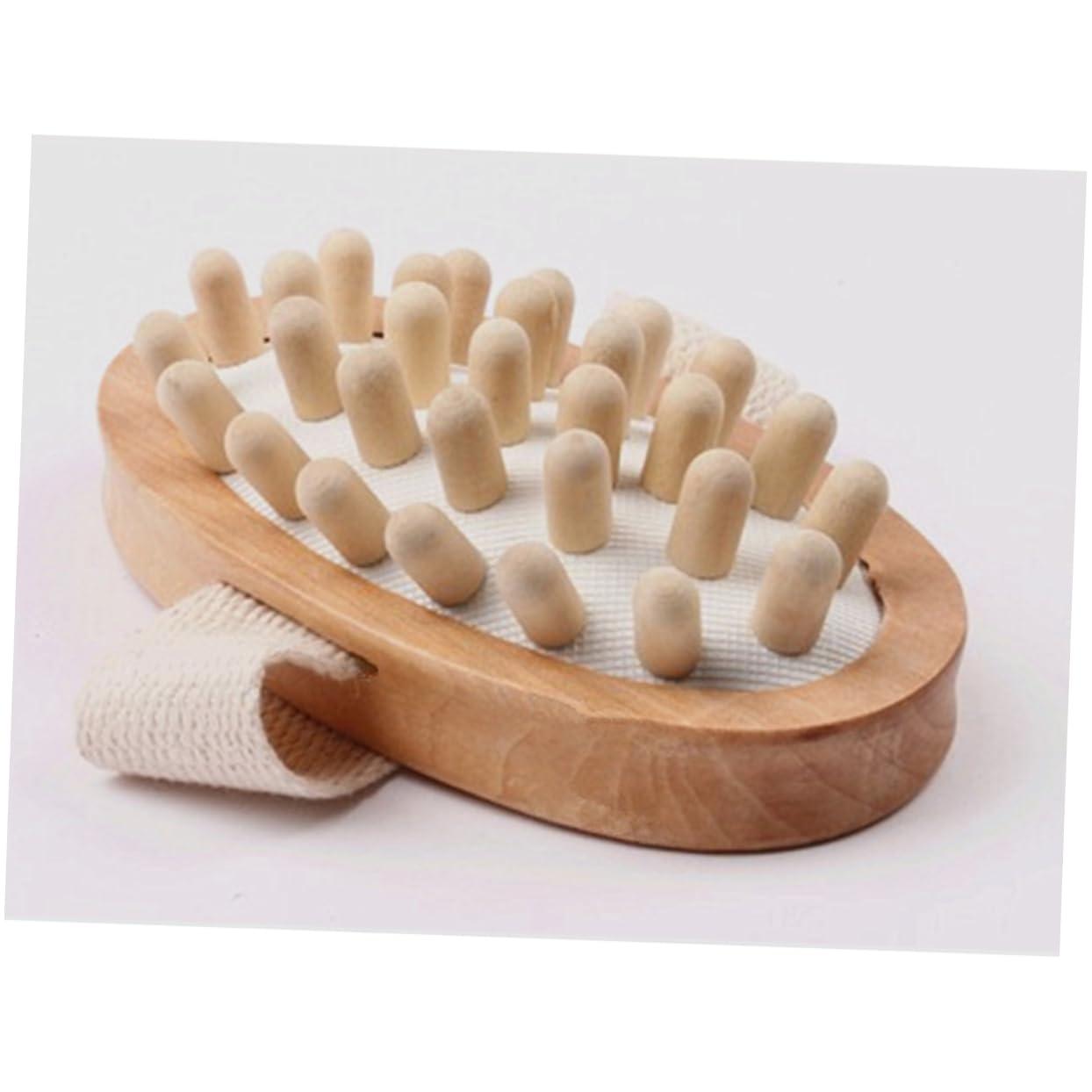 Gogogmee Gogogmee Wooden Bath Brush Body Massage Brush Exfoliating Brush Massager Blood Circulation