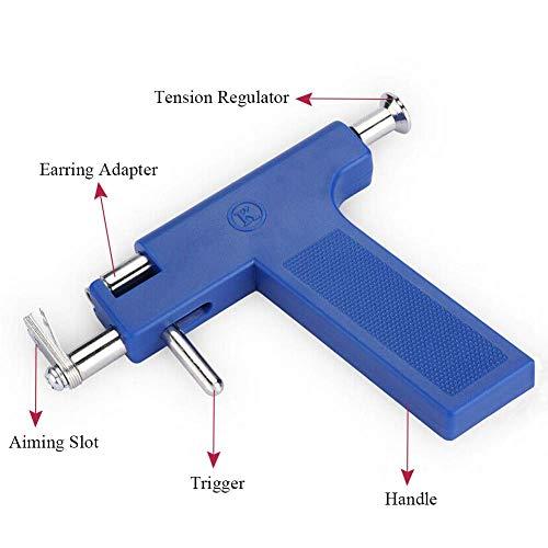 Hotorda Hotorda Ear Piercing Gun Tool Professional Ear Body Pierce Piercing Gun Reusable Tools Beauty Kit Set Painless Hole Piercing Machine with 98Pcs Stainless Steel Ears Studs for Ear Nose Navel…