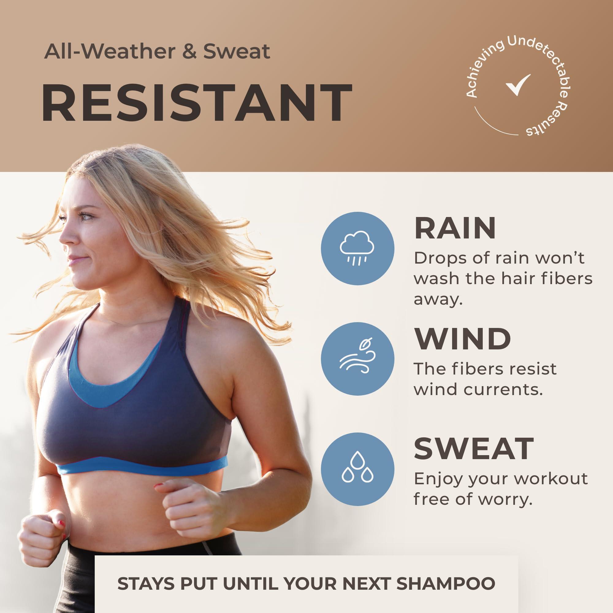 CONFIERR CONFIERR Keratin Hair Fibers for Men & Women - Fill In Fine or Thinning Hair, Instantly Thicker, Fuller Looking Hair (White 30g)