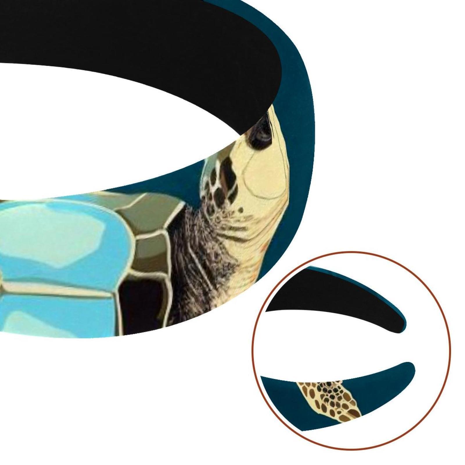 ejnhsgite ejnhsgite Sea Turtle Headband for Women Girls - Head Band Wide Hairband Hair Accessories