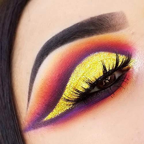 LA Splash LA Splash Cosmetics Loose Glitter Yellow Eyeshadow Metallic Sparkle Powder for Lips/Hair/Nail/Body - Crystallized Glitter (Hawaiian Fizz)