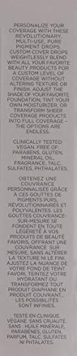 Cover FX COVER FX Custom Cover Drops, Multi-Use Shade-Adjusting Liquid Foundation and Concealer Makeup, Vegan & Cruelty-Free Lightweight Skin Enhancer, 0.25 Fl Oz, N Deep 4