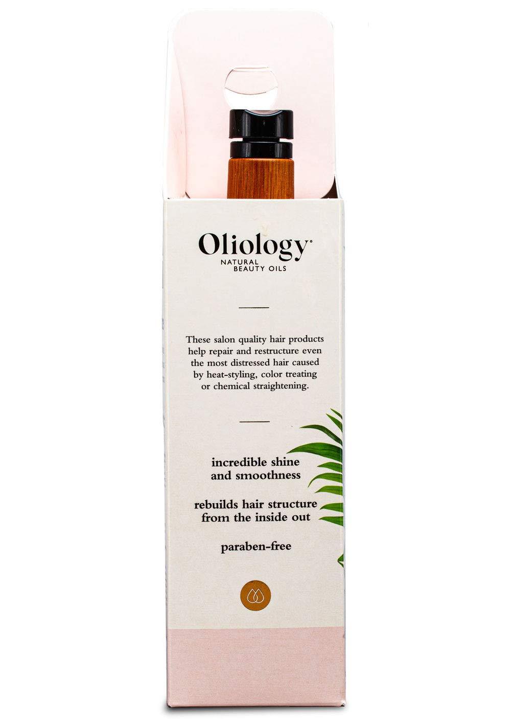 Oliology Oliology Nutrient Rich Coconut Oil Shampoo & Conditioner Combo Pack - Helps Restore Damaged Hair | Provides Intense Shine | Moisturizing | Made in USA, Cruelty Free & Paraben Free (32oz)