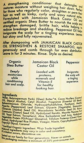 SheaMoisture Shea Moisture Jamaican Black Castor Oil Strengthen & Restore Conditioner, 33.8 fl oz