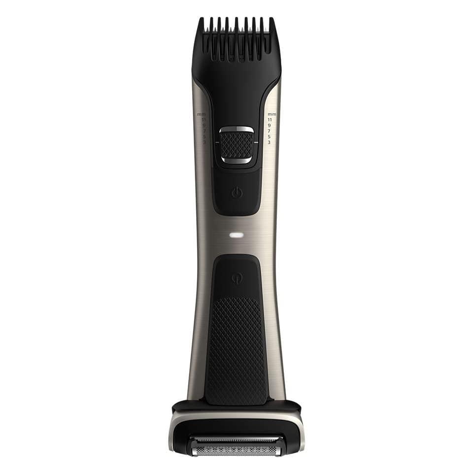 PHILIPS Philips Norelco Bodygroom Series 7000 Showerproof Body Trimmer & Shaver, BG7030/49, 1.0 Count