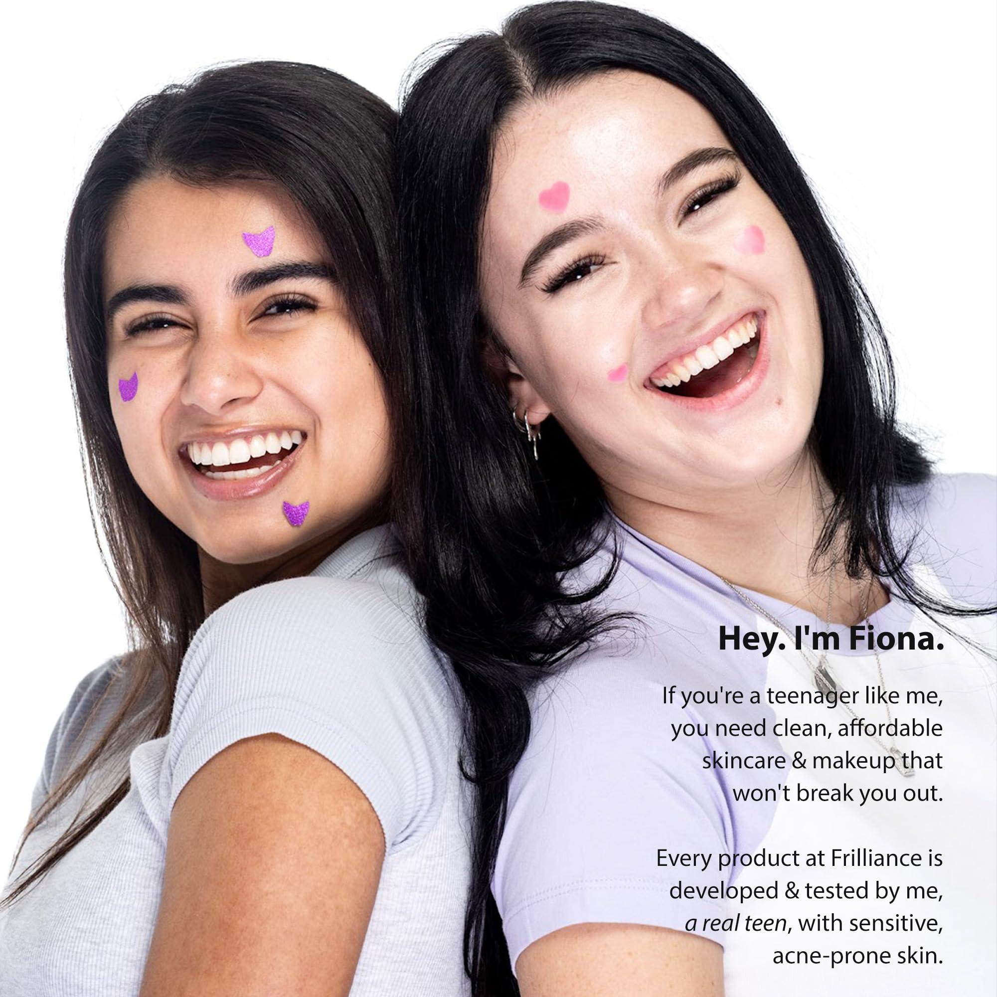 Frilliance Frilliance Microdart Hydrocolloid Acne Pimple Patches for Zits and Blemishes (4 count) Spot Treatment Stickers for Face & Skin, Vegan and Cruelty Free (Deep Dive Micro Darts)