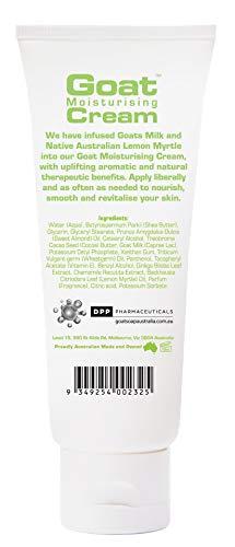GOAT NATURAL Goat Moisturising Cream 3.3oz (Lemon Myrtle (1 Pack), 1 Count)