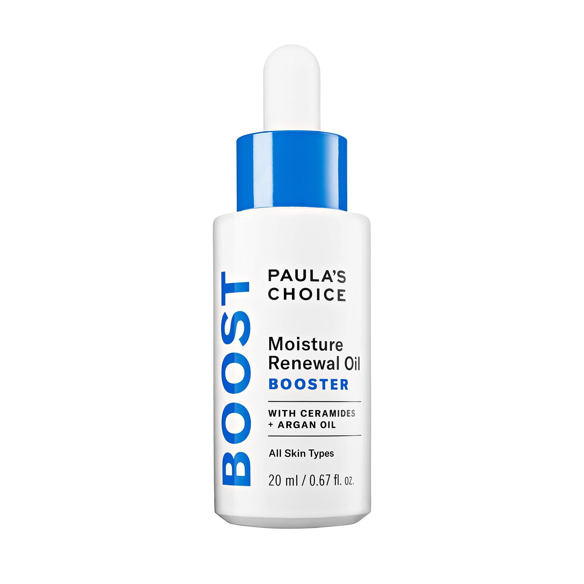 Paula's Choice Paula's Choice BOOST Moisture Renewal Oil Booster, Ceramides & Argan Oil Serum for Redness Relief, Dry Skin, 0.67 Ounce