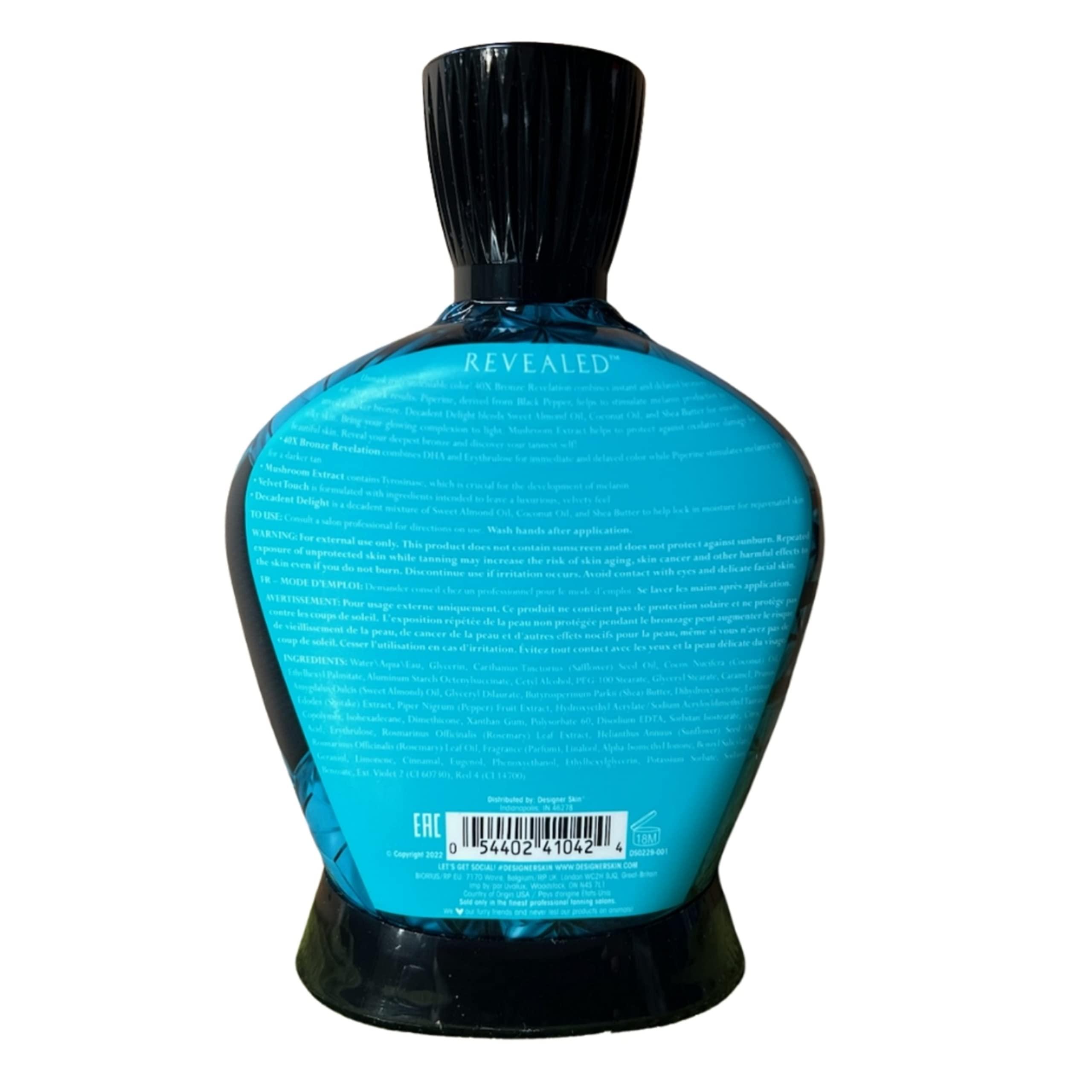Designer Skin Designer Skin Revealed 40X Dark Bronzer Tanning Lotion 13.5 oz