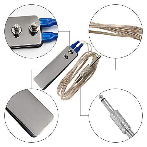 Autdor Autdor Tattoo Power Supply Foot Pedal Clip Cord Kit - Dual Digital Tattoo Machine Power Supply with Tattoo Pedal and Tattoo Clip Cord for Tattoo Supplies, Tattoo Kit, Tattoo Machine Needles