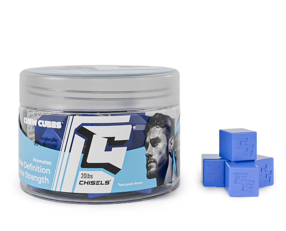 Chew Cubes ChewCubes CHISELS - 20lbs, 30ct; Chiseled Jawline