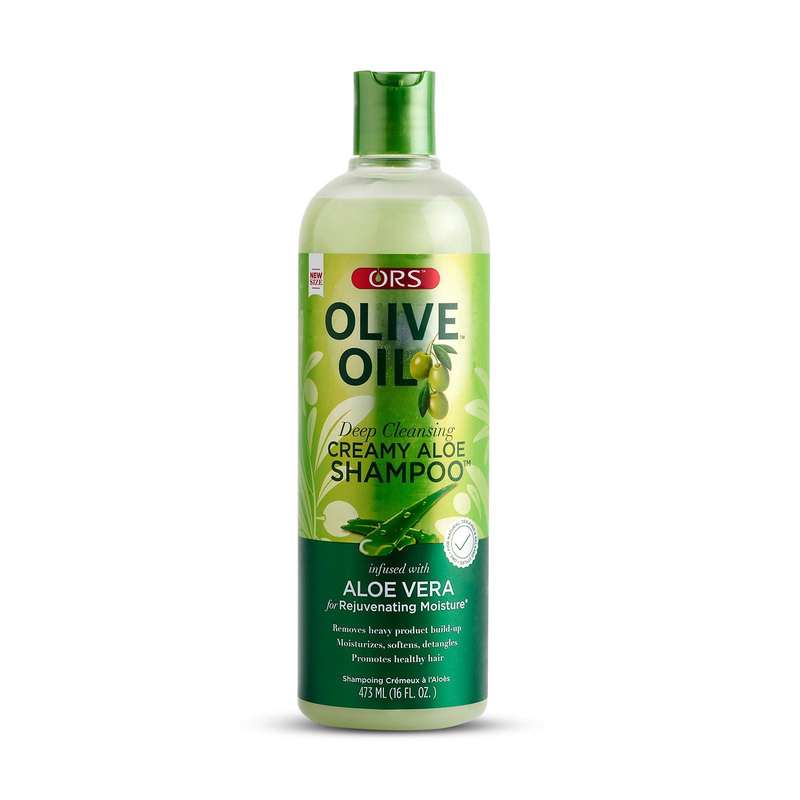 ORS ORS Olive Oil Classics Deep Cleansing Shampoo Infused with Aloe Vera for Rejuvenating Moisture Olive Oil Strengthen & Nourish Replenishing Conditioner - Bundle