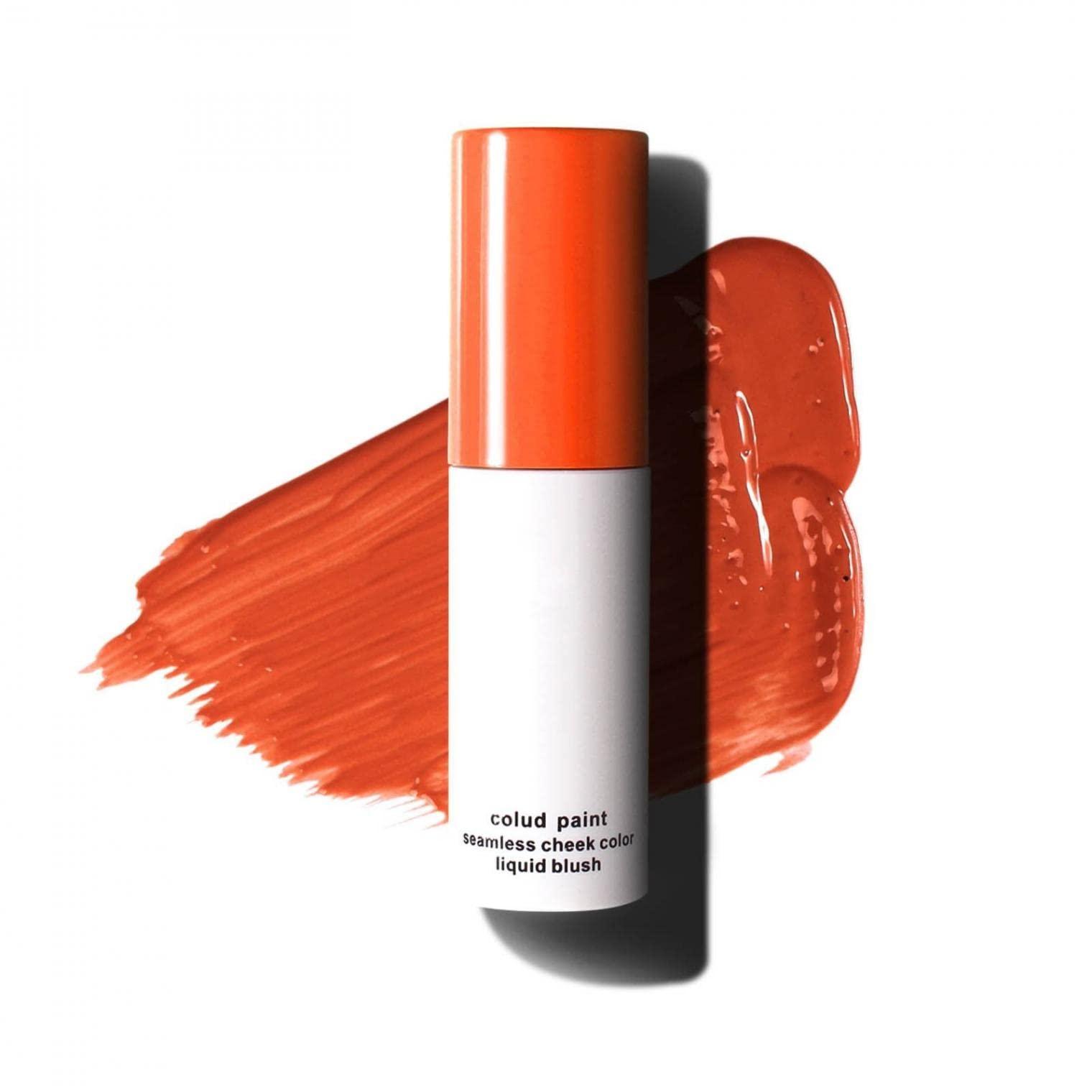 Women Makeup Peach Liquid Blush Makeup Long Lasting Lightweight Natural Color Breathable Feel Sheer Flush of Color Cheek Blusher Cream Gel 9.5ml