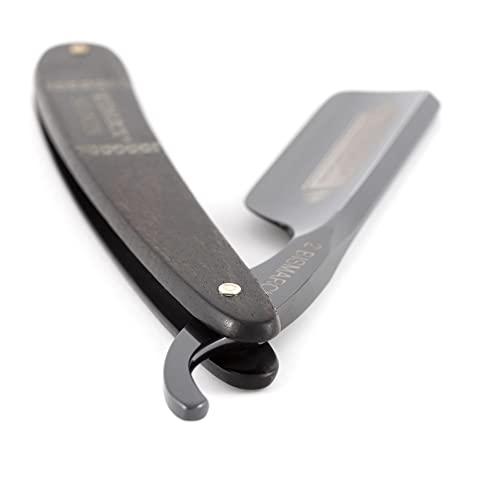 DOVO Dovo Straight Razor, Ebony, Shave Ready with Silver, 6/8, 1 ct.