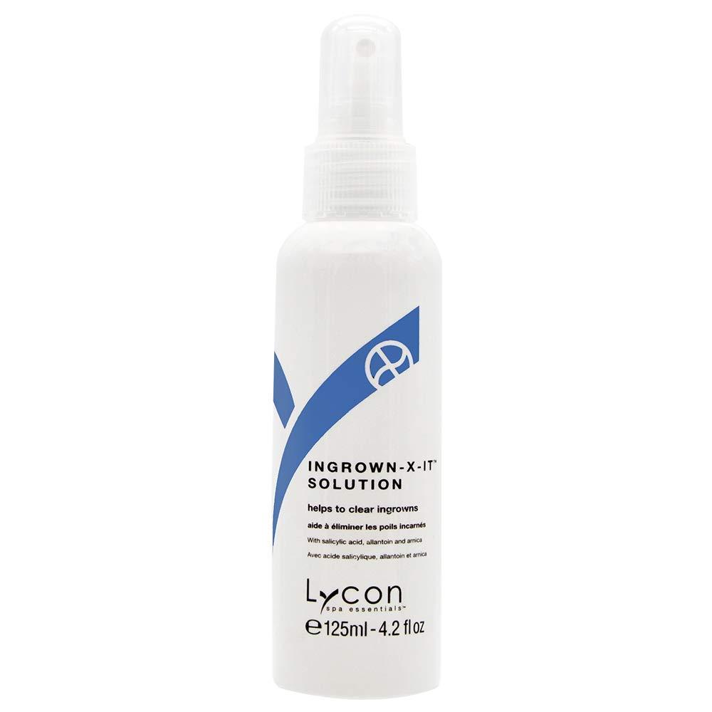 Lycon Ingrown-X-It Post Waxing Care Kit - Ingrown Hair Remover Treatment - Includes 125ml Ingrown Hair Solution and Exfoliating Mitt - Ingrown Hair and Razor Bump Treatment