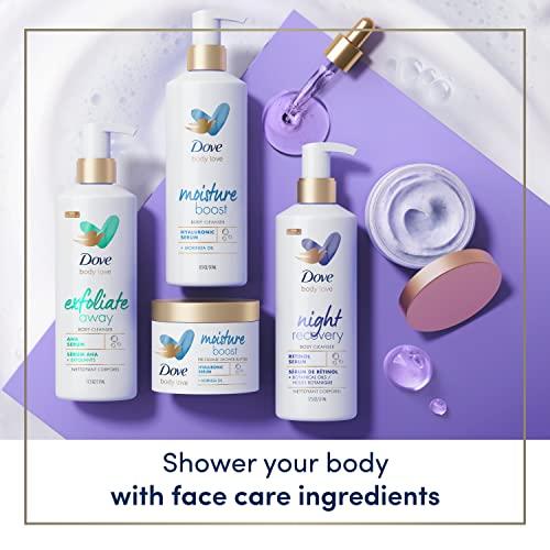 Dove Dove Body Love Body Polish Exfoliate Away 3 Count for Rough, Bumpy Skin Body Scrub with AHAs for Silky Smooth Skin 12 oz