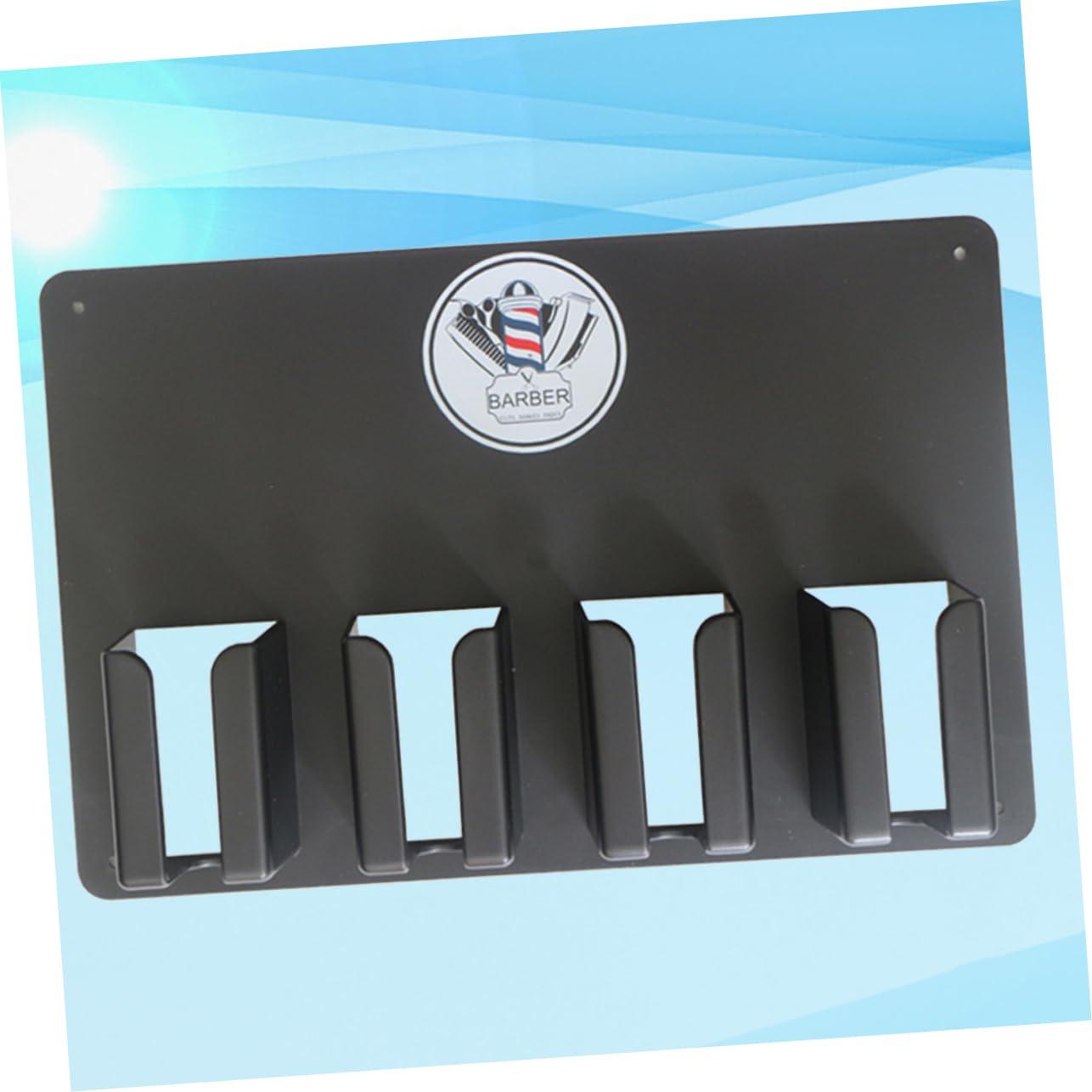 Ipetboom Ipetboom Rack Trimmer Hair Dryer Clipper Salon Organizer Hair Holder Hairdressing Tool Holder Hair Clippers Hairdressers Scissors Salon Clipper Wall Holder Hairdresser Bag Black