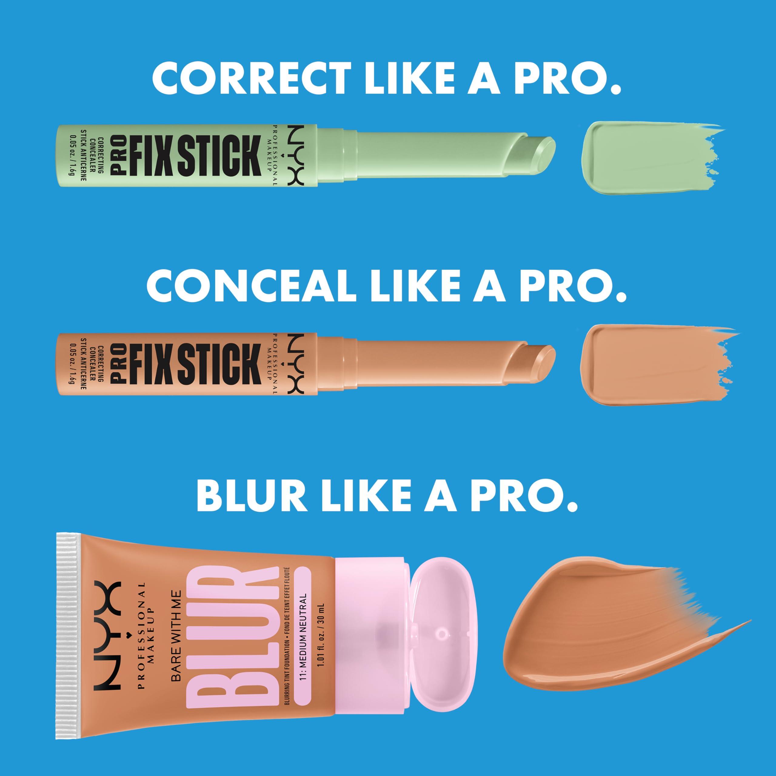 NYX PROFESSIONAL MAKEUP NYX PROFESSIONAL MAKEUP Pro Fix Stick Correcting Concealer, Buildable Medium Coverage Concealer Stick - Fair