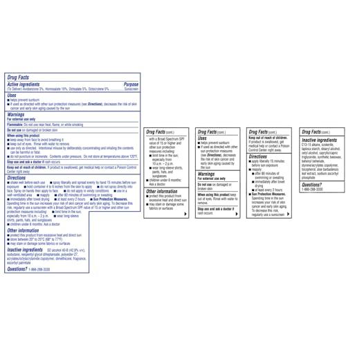 Coppertone Coppertone Sport Sunscreen Spray SPF 50 (5.5 Oz) + Sport Sunscreen Stick SPF 40 for Body and Face (1.5 Oz), Water Resistant