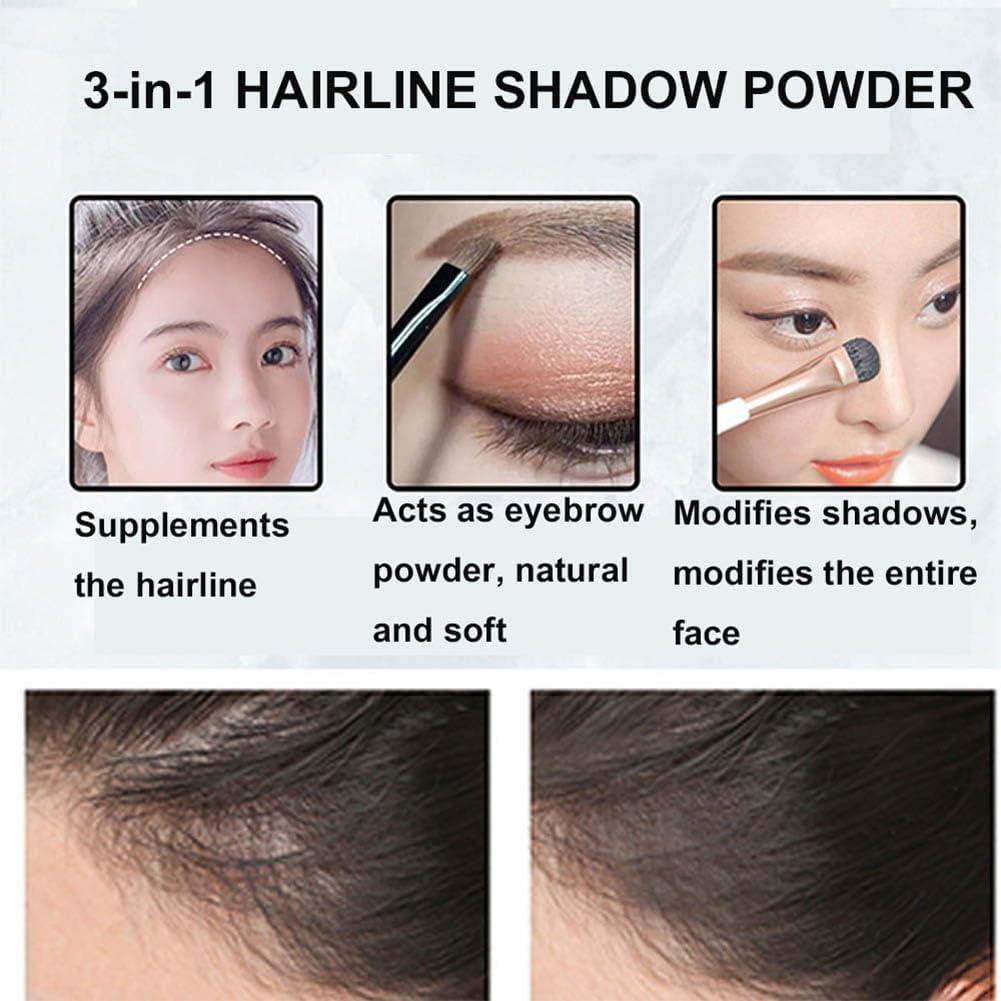 DIAXXH Maycheer Hairline Shadow Powder, Maycheer Magic Root Cover Up, Maycheer Hair Shadow, Waterproof Hairline Shadow Powder, Unisex Hairline Powder With Mirror (10# Red Brown)