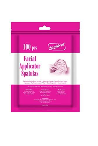 Depileve Depileve Wooden Facial Applicators - Waxing Applicator Sticks - Box of 100