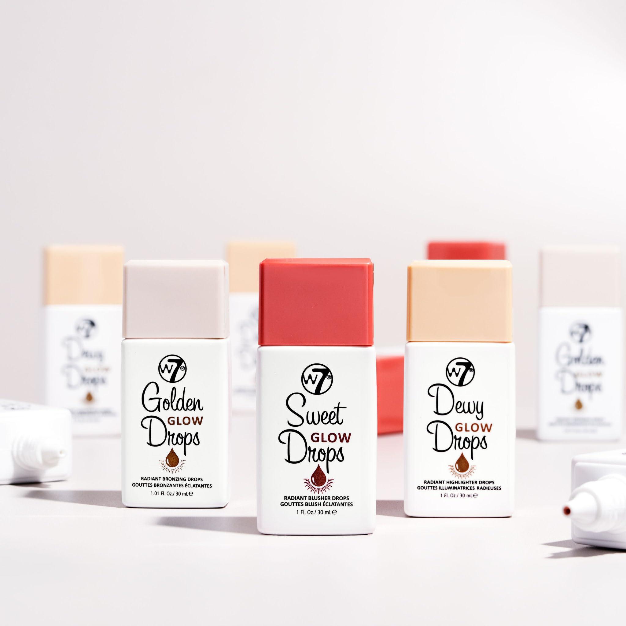 W7 W7 Dewy Glow Drops - Liquid Highlighter Drops For Glowing Skin & A Radiant Finish