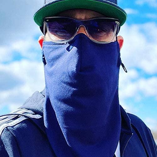 KT Valley Company KT Valley Company Beard Face Mask for Men with a Beard, Bearded Men Face Mask, Reusable and Comfortable Beard Mask (Navy Blue)