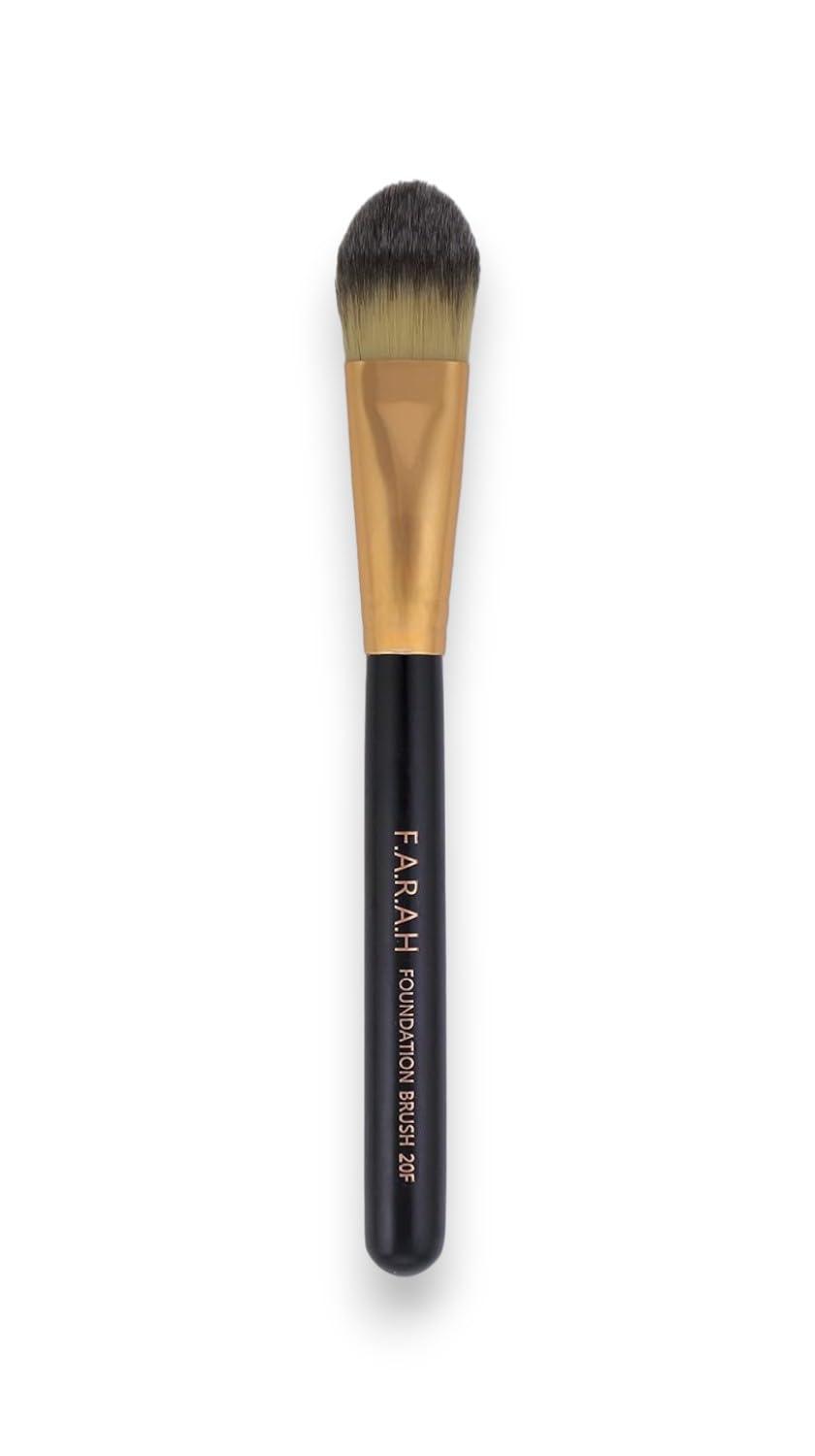 F.A.R.A.H F.A.R.A.H Brushes Foundation Makeup Brush 20F for Face - Perfect For Blending Liquid, Cream, or Flawless Powder Cosmetics - Buffing, Stippling, Concealer - Premium Quality