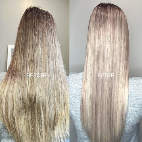 T-LAB PROFESSIONAL T-LAB PROFESSIONAL Purple Shampoo and Conditioner Set for Blonde Hair, Sulfate Free Brass Remover Blondes Color Treated Brassy Hair