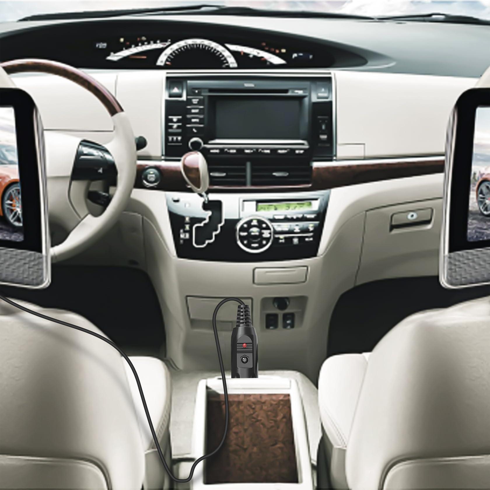 XMHEIRD XMHEIRD Car DC Charger Adapter for Philips Satinelle Soft Epilator Hair Removal Shaver Series HP6403, HP6407, HP6408, HP6403/00 HP6422/01 Auto Power Supply Cord