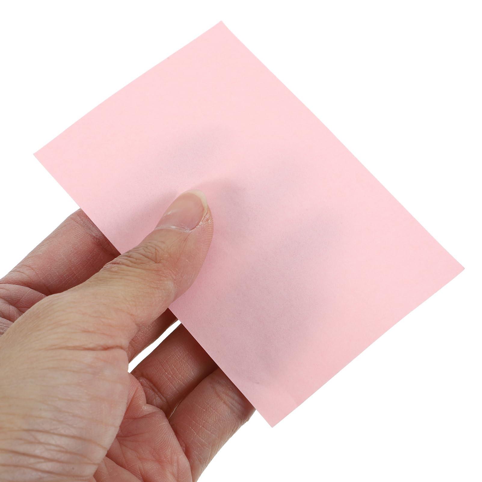 AUTSUPPL AUTSUPPL Oily Face 300 Sheets Facial Oil Blotting Paper Oil Absorbing Tools Oil Oily Simple Skin Care Body Oil Face Oil Pads Oil Paper Absorber Oil Absorber Pink Natural Flax Plant