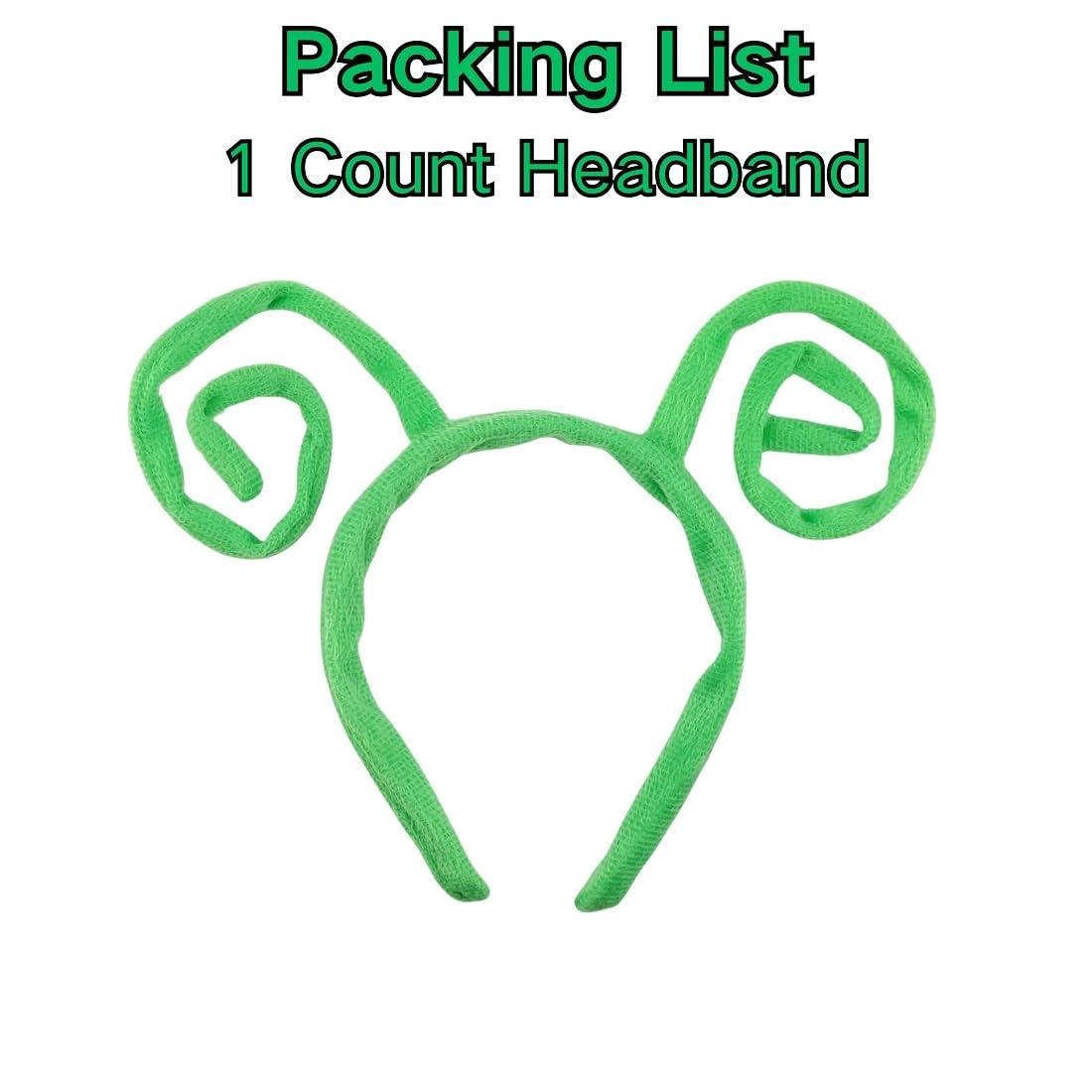 DaliDali Bug Headband Green, Insect Antennae Antenna, Ant Headband, Alien Headband, Bee Headband, Butterfly Headband, Bug Costume for Halloween Festival Cosplay Party Makeup Face Washing, Not for Kis!