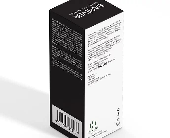 Barever Herbal Barever Permanent Hair Removal Cream Stop Hair Growth Inhibitor Remover