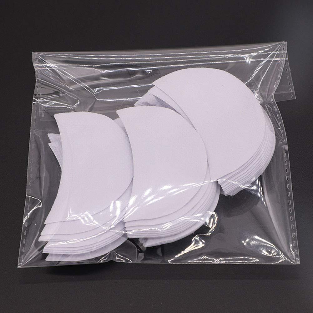 mollensiuer 100 Pcs Eyeshadow Patches White Eyeshadow Protection Pads Eyeshadow Pads Stencils Professional Eyeshadow Protection For Eyelash Extensions, Lip Makeup(S)