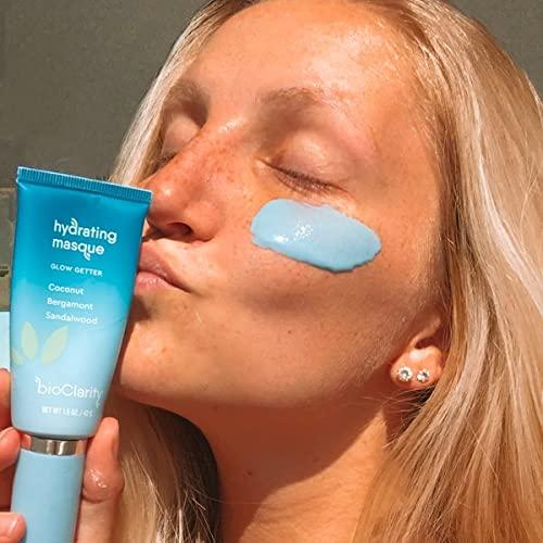 BioClarity BioClarity Face Mask Set | Includes Clarifying and Hydrating Masks for Soft, Smooth, Refreshed Skin | 100% Vegan Ingredients | With Coconut, Bergamot, Sandalwood, Tea Tree, Aloe, and Floralux