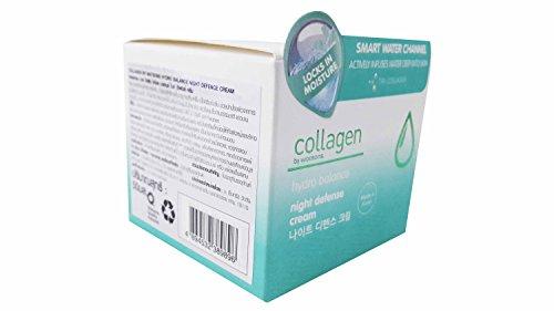 Watson's Collagen by Watsons. Hydro Balance Night Defense Cream, maintains the optimal sebum-moisture balance in your skin and protects it against greasiness and dryness. (50 ml/pack)