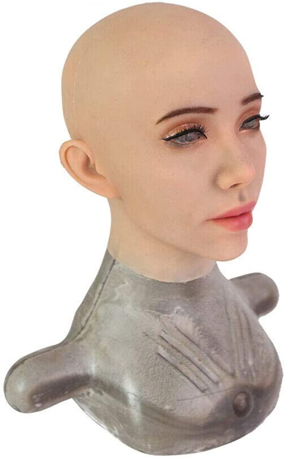 RIYAFA RIYAFA Kathy Female Face Mask Realistic Silicone Head Mask for Crossdresser Transgender