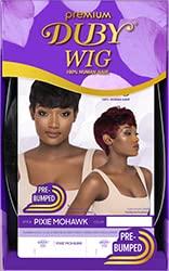 Duby Outre Human Hair Wig Duby Wig Pixie Mohawk (DEEP BLUE)