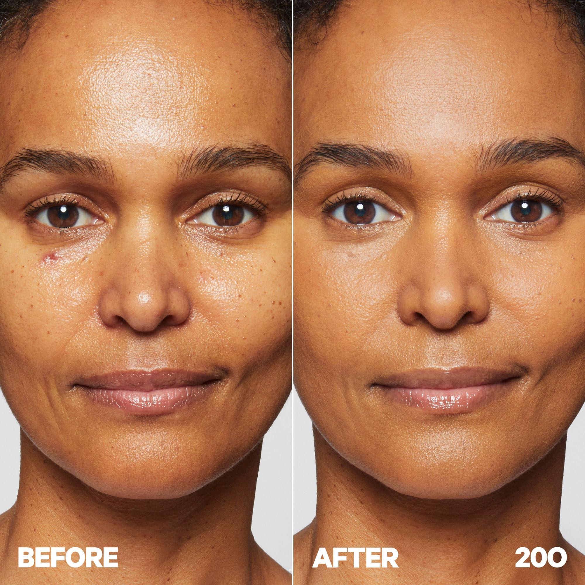 Milk Makeup Milk Makeup Future Fluid All Over Cream Concealer, 200 (Tan with Olive Undertones) - 0.28 fl oz - Medium-to-Full Coverage - Up to 12-Hour Wear - Crease-Proof Finish - Vegan, Cruelty Free