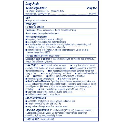 Coppertone Coppertone Sport Sunscreen Spray SPF 50, Water Resistant Spray Sunscreen Pack, 5.5 Oz, Pack of 2 (Packaging May Vary)