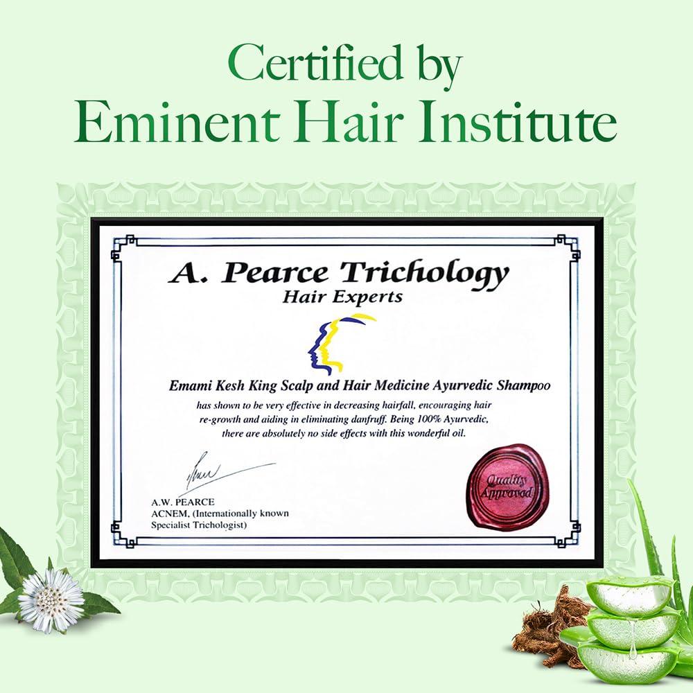 KESH KING KESH KING Anti Hairfall Shampoo | with 21 Ayurvedic Herbs & Aloe Vera | Provides Healthy Nourished Scalp | for Shiny & Smooth Hairs | 33.81. Fl Oz/1000ml